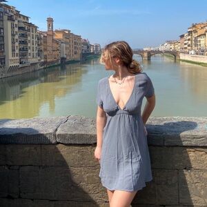 Brandy Melville grayish-blue dress